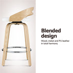 Artiss Swivel Bar Stools - Set of 2