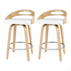 Artiss Swivel Bar Stools - Set of 2