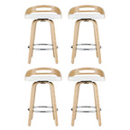 Artiss Swivel Bar Stools with PU Cushion