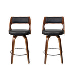 Artiss Modern Swivel Bar Stools - Set of 2