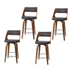 Artiss 4x Swivel Leather Bar Stools