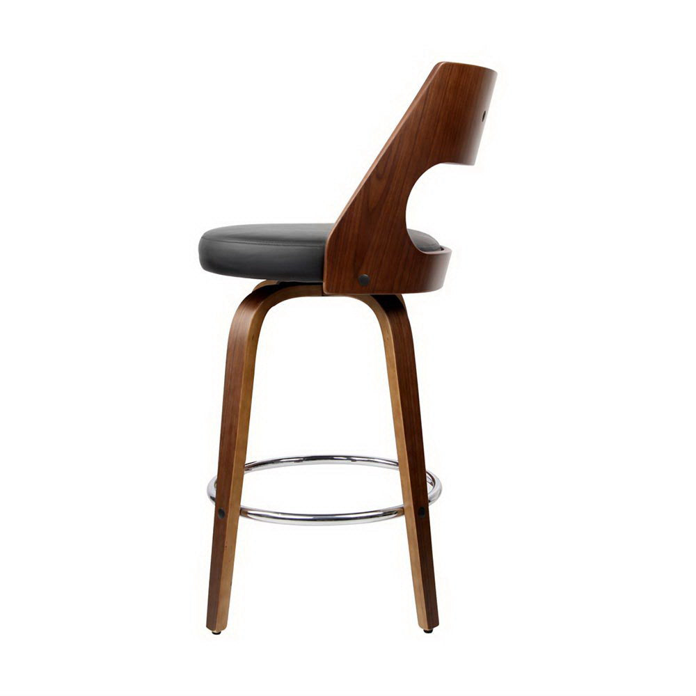 Artiss 4x Swivel Leather Bar Stools