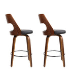 Artiss Modern Swivel Bar Stools - Set of 2