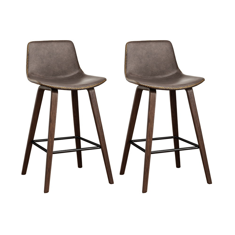 Artiss Bentwood Bar Stools - Set of 2