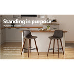 Artiss Bentwood Bar Stools - Set of 2