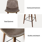 Artiss Vintage Leather & Wood Bar Stools  

Elegant seating for any environment.