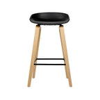 Artiss Modern Wooden Bar Stools - Set of 2