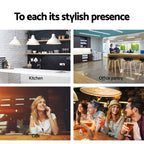 Artiss Modern Wooden Bar Stools - Set of 2