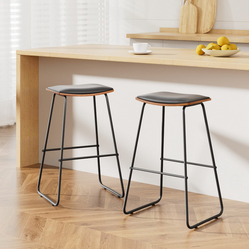 Artiss Minimalist Bar Stools - Set of 2