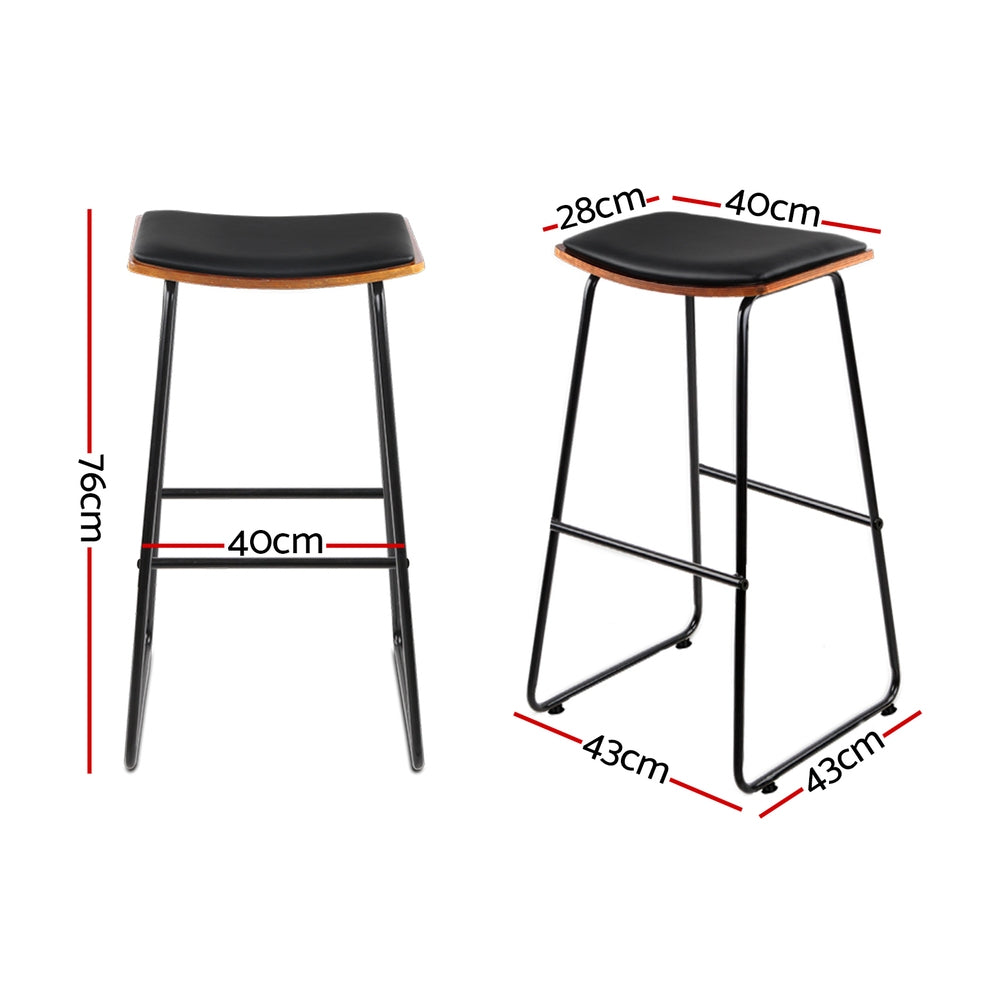 Artiss Minimalist Bar Stools - Set of 2