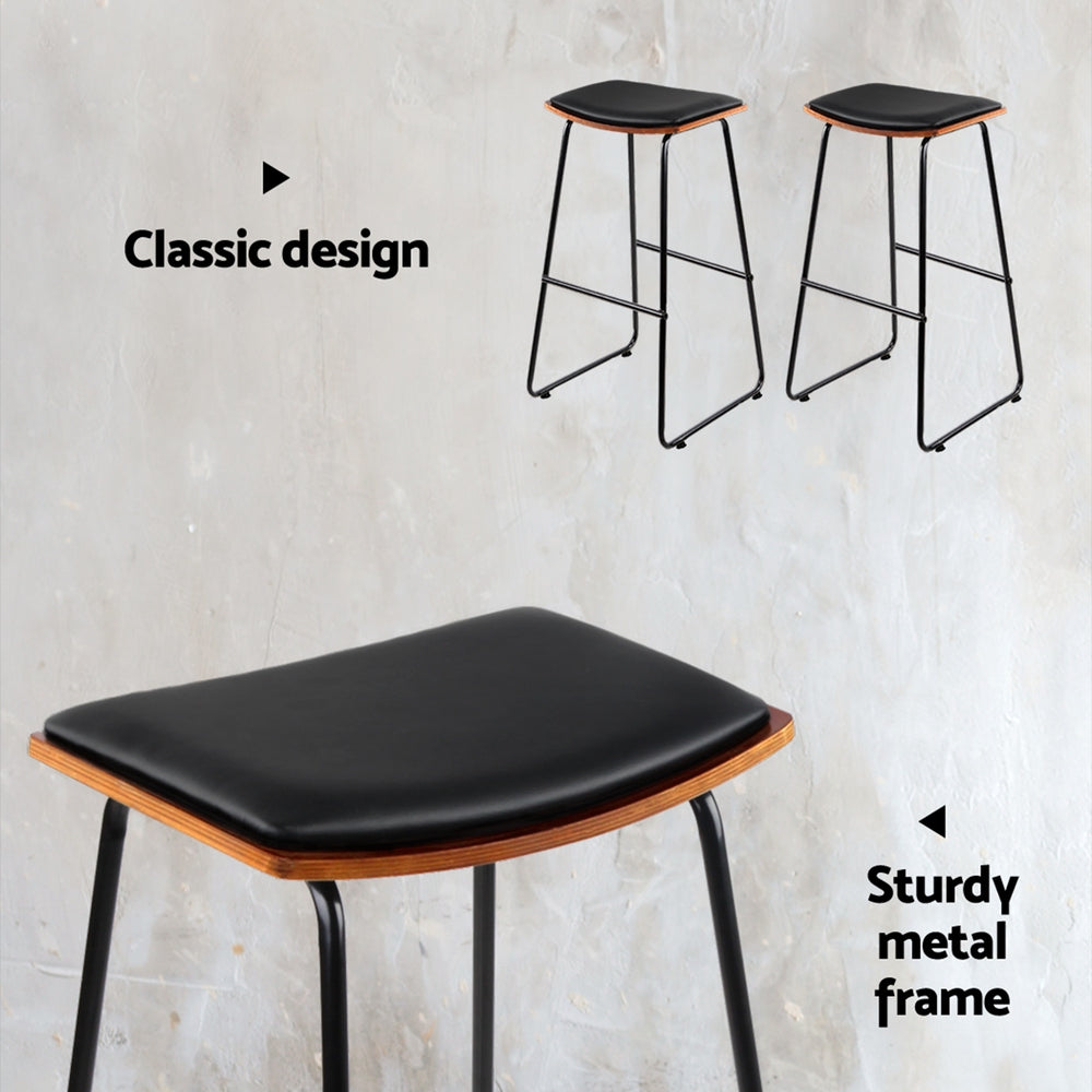 Artiss Minimalist Bar Stools - Set of 2
