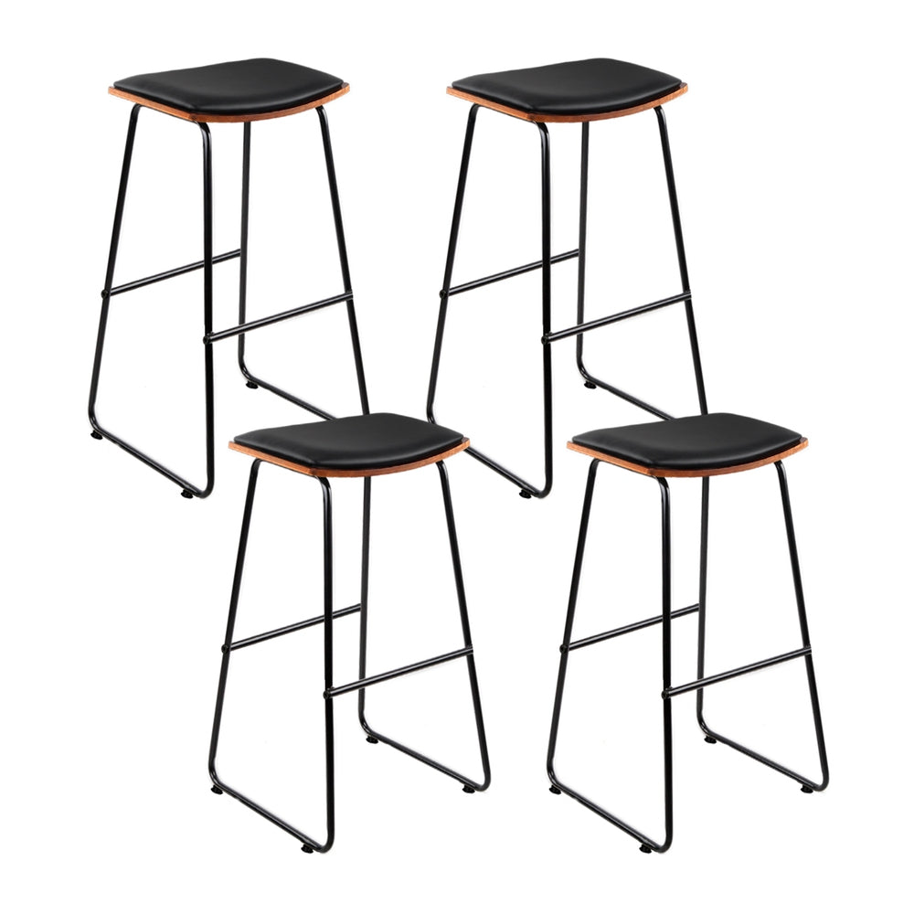 Artiss Porter Leather Padded Bar Stool