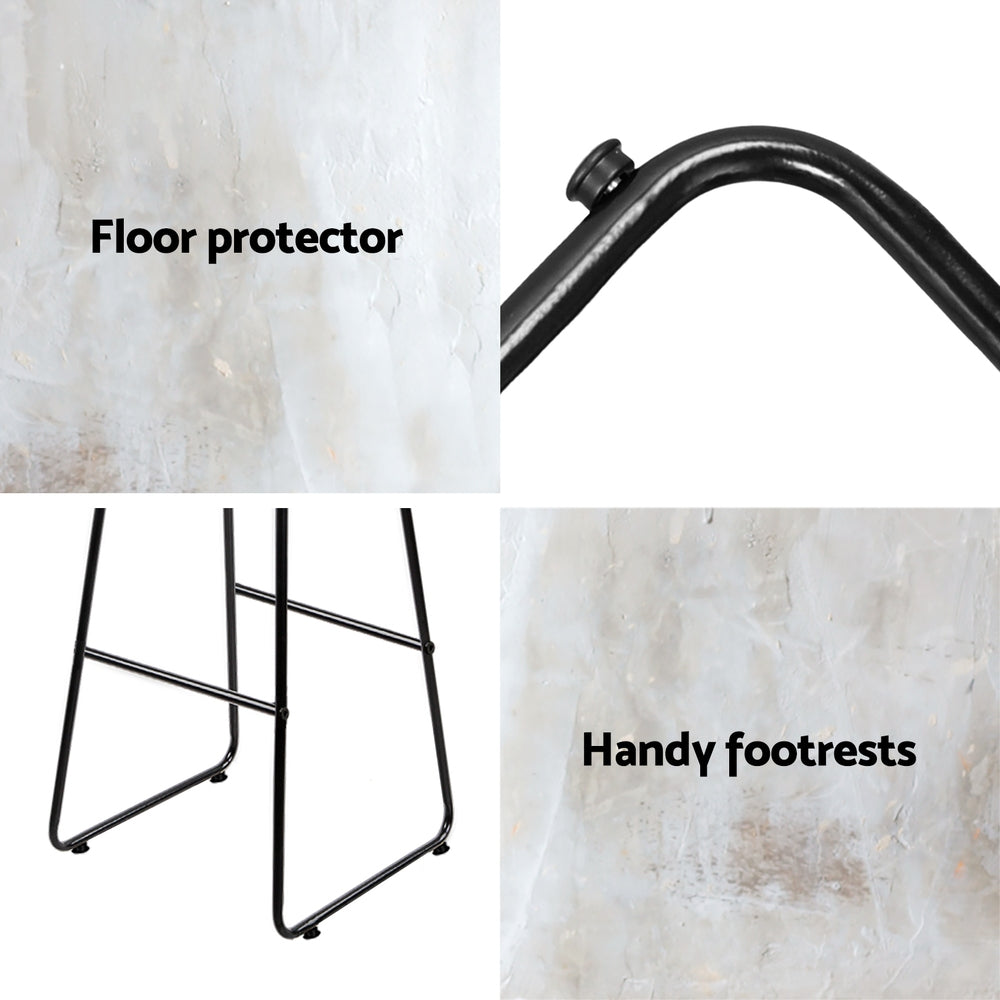 Artiss Porter Leather Padded Bar Stool