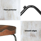 Artiss Vintage Black Tractor Seat Bar Stools