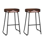 Artiss Vintage Tractor Seat Bar Stool Set