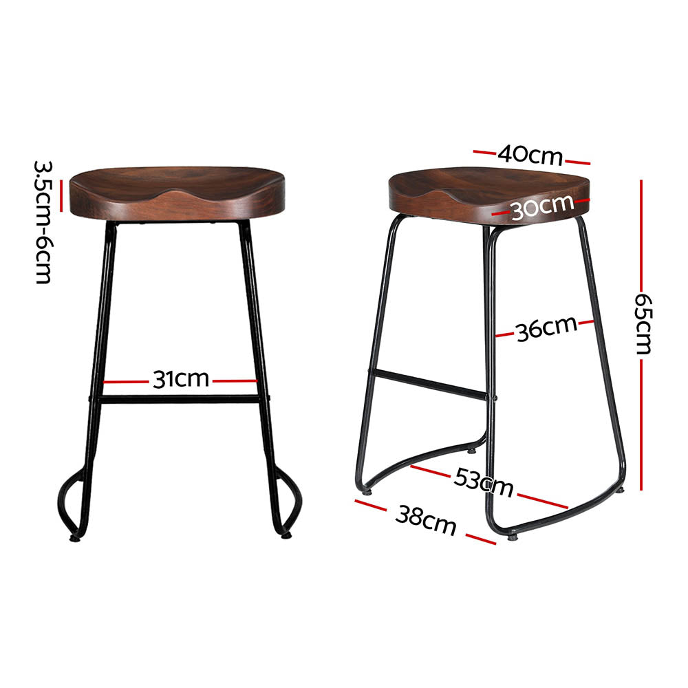 Artiss Vintage-Style Tractor Seat Bar Stools