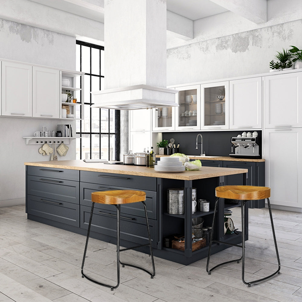 Artiss 4x Tractor Seat Bar Stools - 65cm