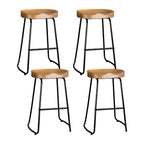 Artiss 4x Tractor Seat Bar Stools - 65cm