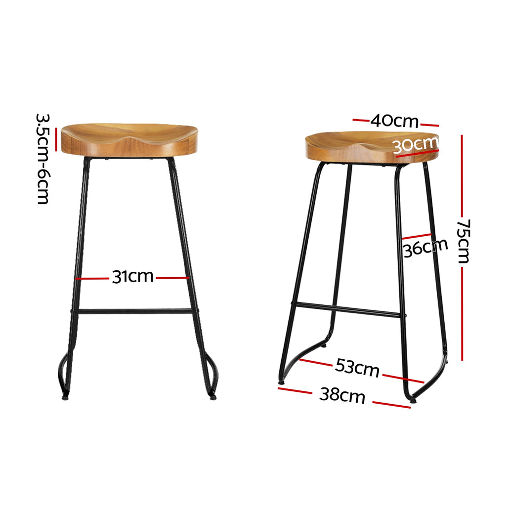 Artiss Vintage Tractor Seat Bar Stools