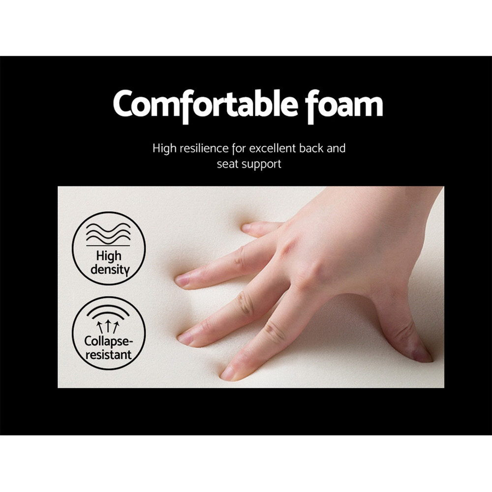 Retro Fabric Dining Chairs Set of 4