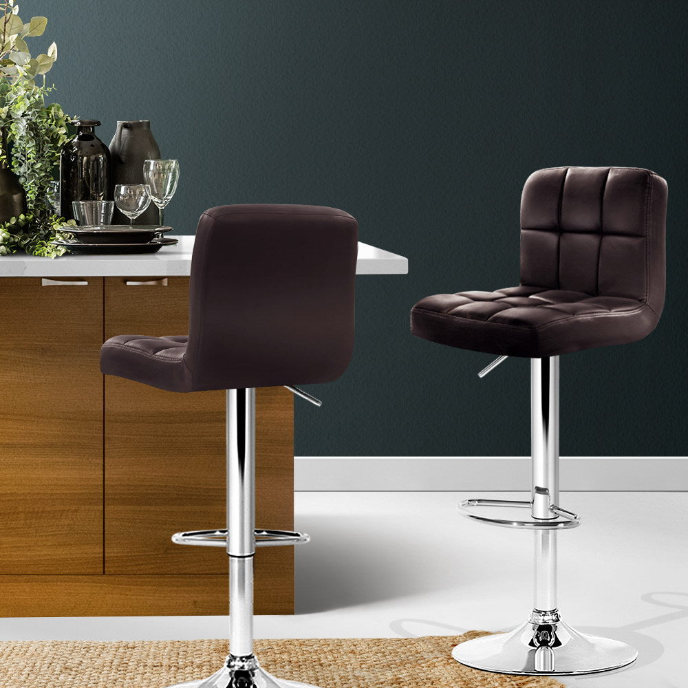 Artiss Adjustable Swivel Bar Stools