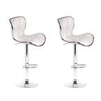 Contemporary Adjustable PU Leather Bar Stools