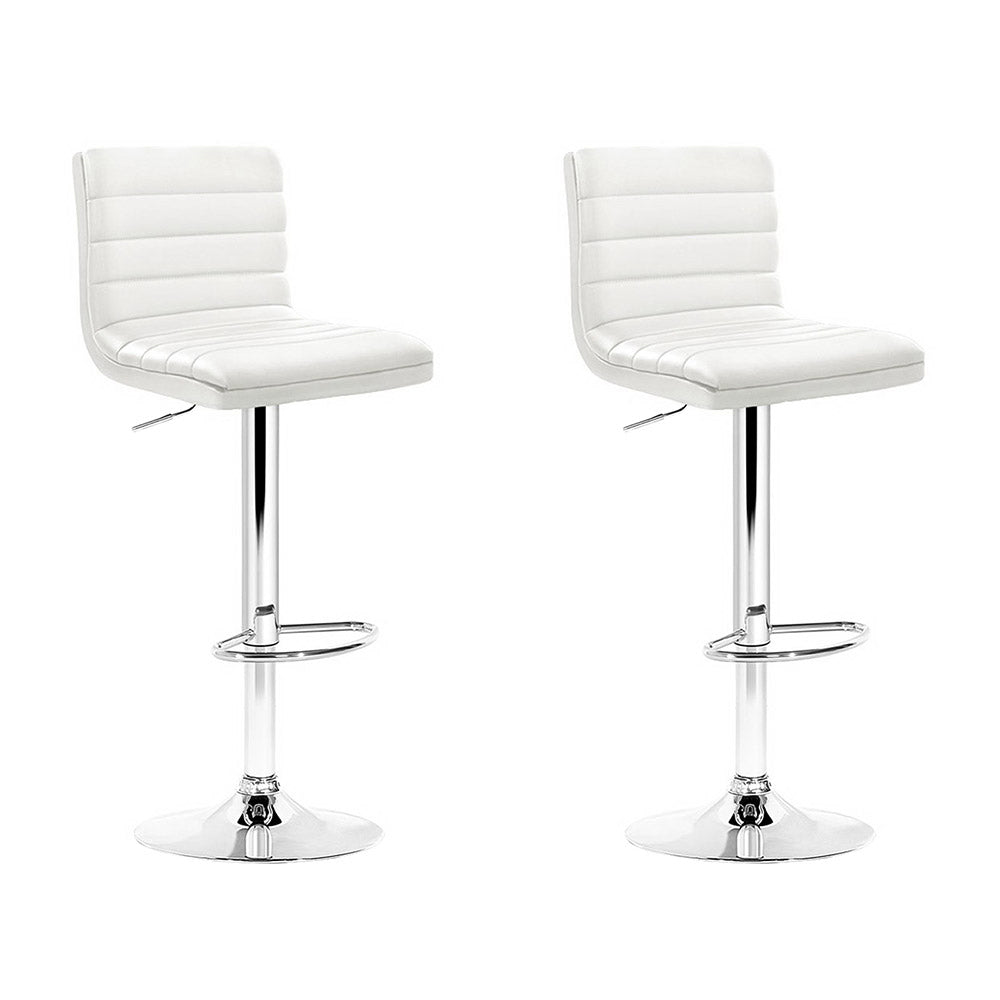 Artiss Adjustable Swivel Bar Stools - 2 Pack