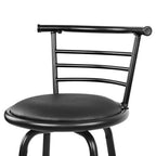 Artiss 4x Swivel Bar Stools in Black