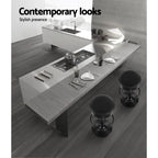 Artiss Black Leather Padded Bar Stools