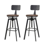 Artiss Vintage Metal Bar Stools x2