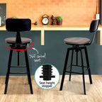 Artiss Vintage Metal Bar Stools x2