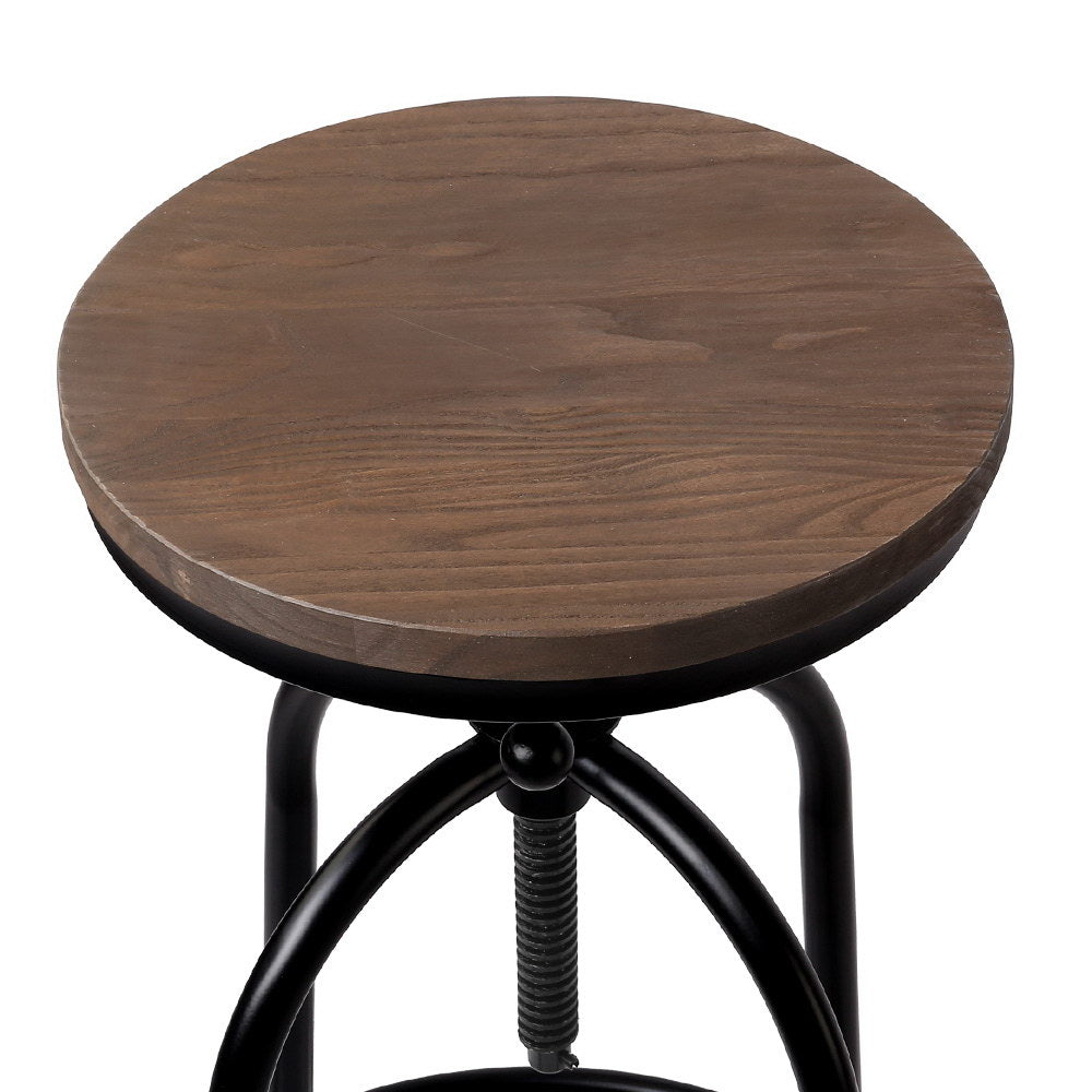 Artiss Adjustable Wood Bar Stools