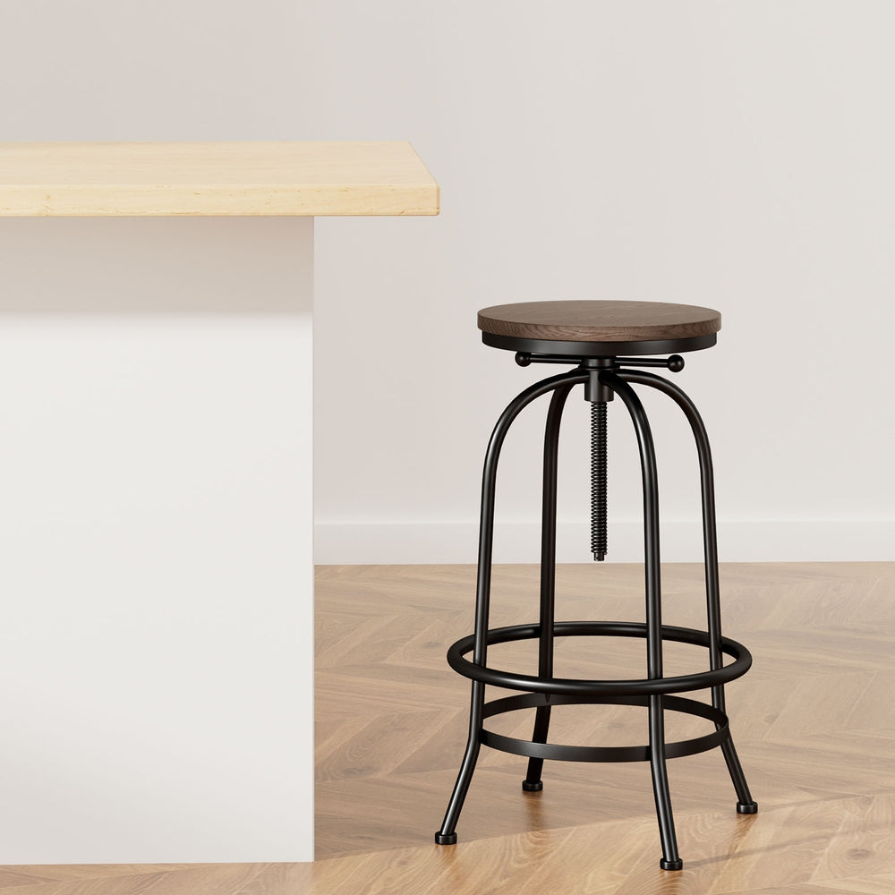 Artiss Adjustable Wood Bar Stools