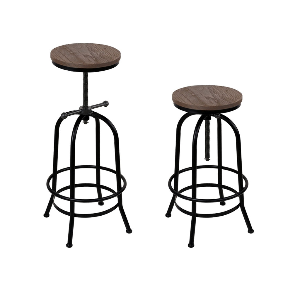 Artiss Angus Adjustable Vintage Bar Stools