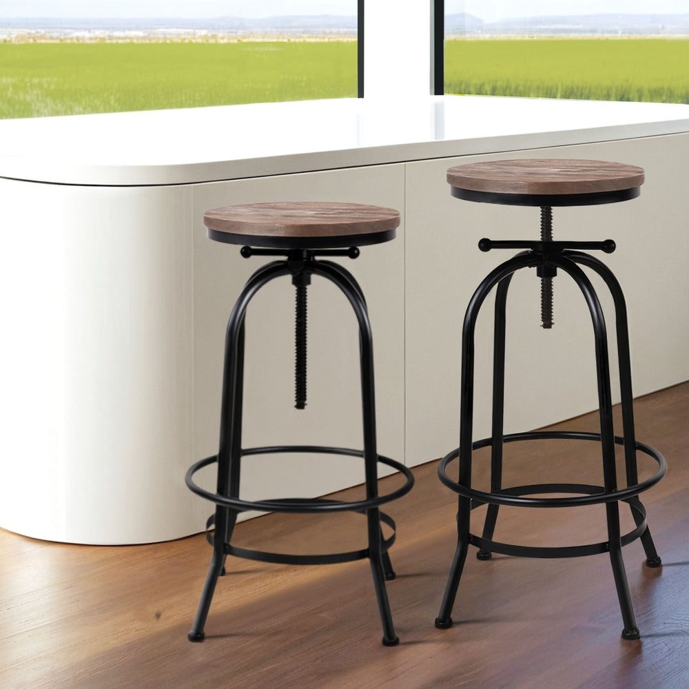 Artiss Angus Adjustable Vintage Bar Stools
