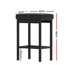 Artiss Metal Bar Stools with PU Seat