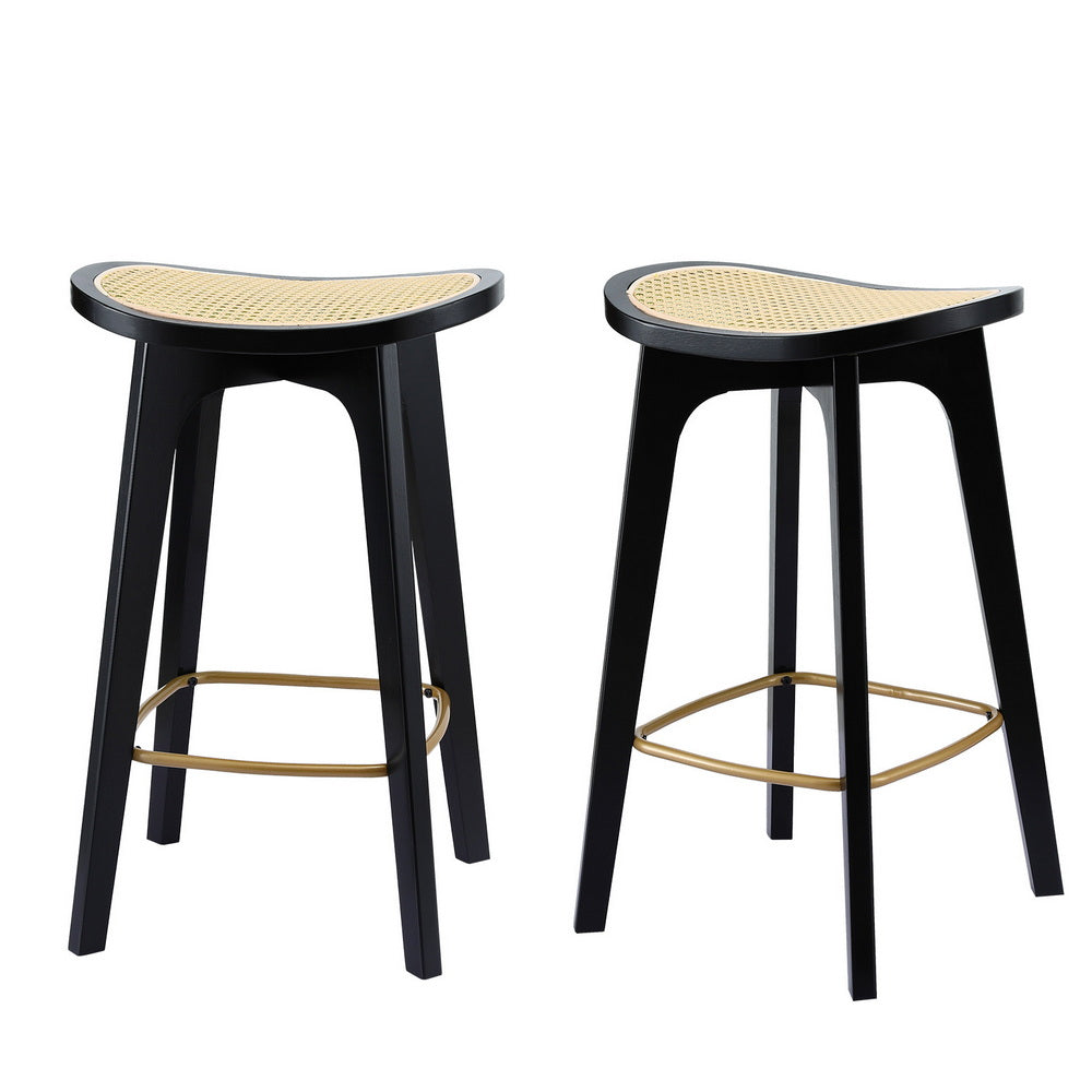 Artiss Rattan Bar Stools Set of 2