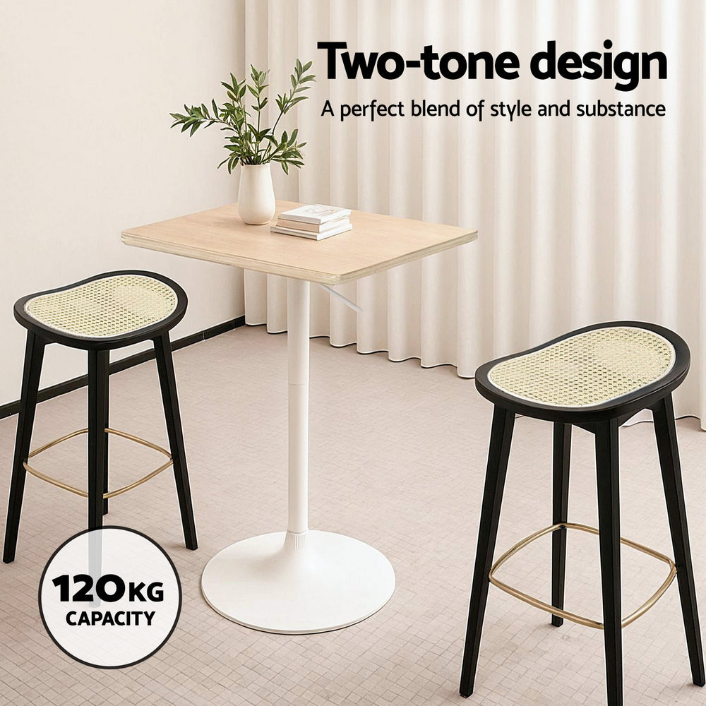 Artiss Rattan Bar Stools Set of 2