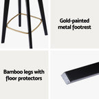 Artiss Rattan Bar Stools - Set of 4