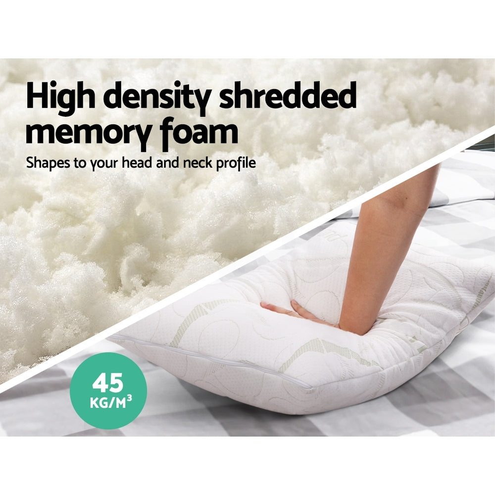 Giselle Bedding Bamboo Memory Foam Pillows