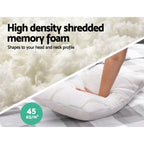 Giselle Bedding Bamboo Memory Foam Pillows