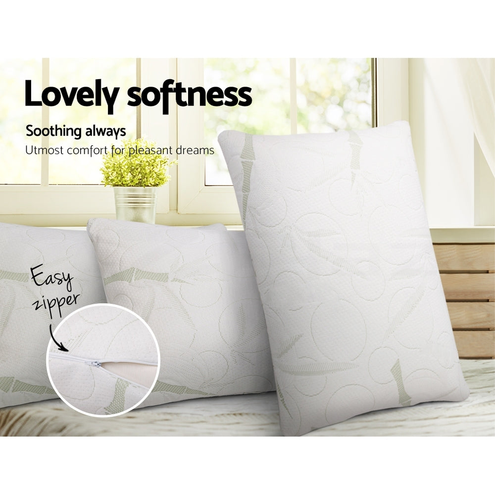 Giselle Bedding Bamboo Memory Foam Pillows