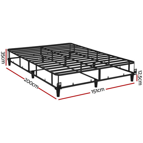 Artiss Mason Queen Size Metal Bed Frame