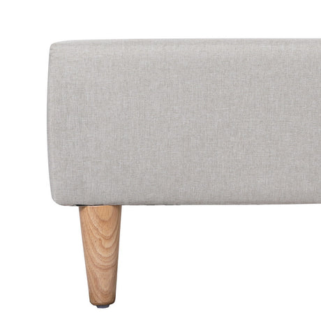 Artiss Zora Queen Bed Frame - Beige