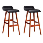 Artiss Sliva Elegant Wooden Bar Stools