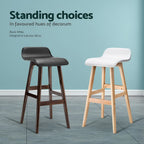 Artiss Sliva Elegant Wooden Bar Stools