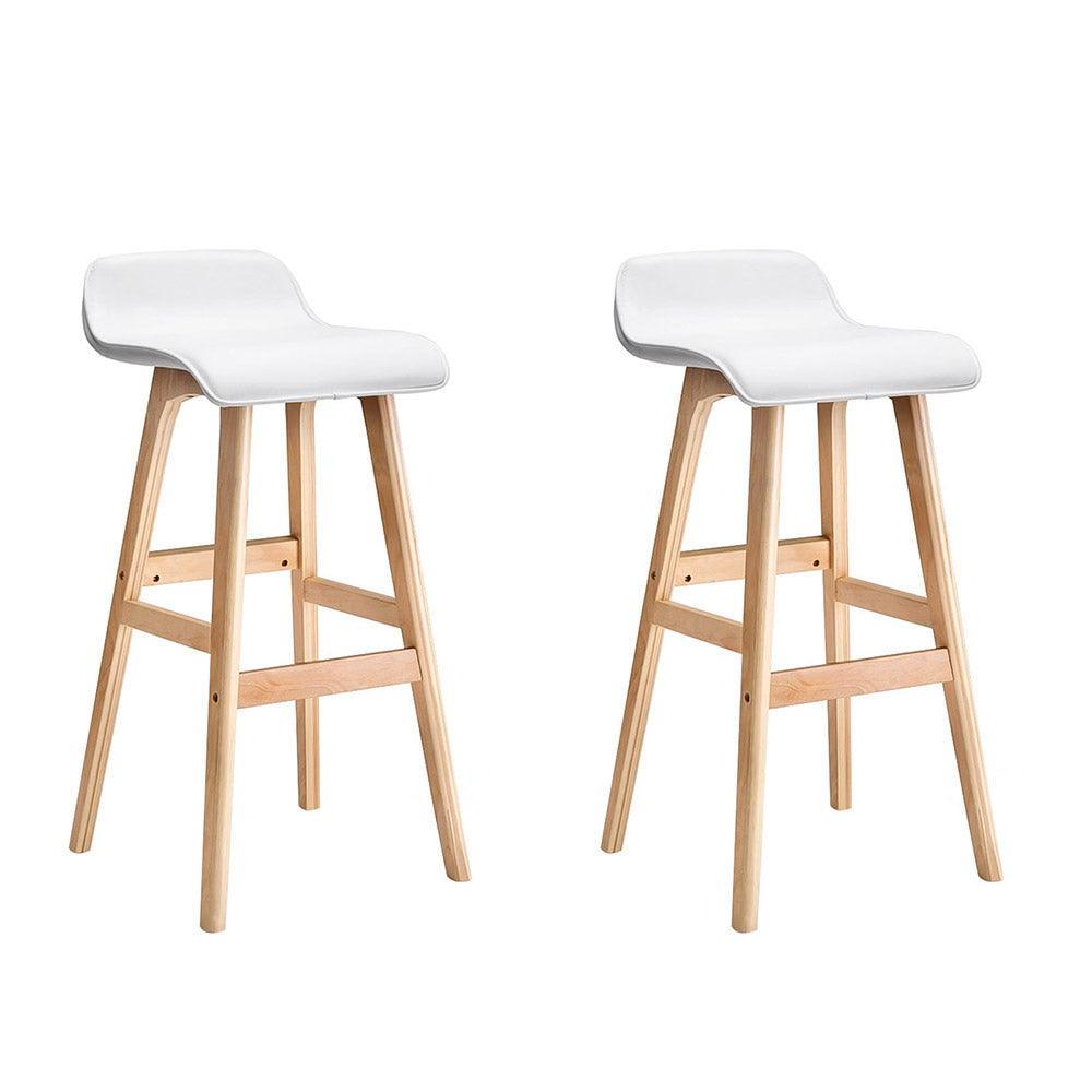 Artiss Sliva Elegant Wooden Bar Stools