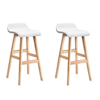 Artiss Sliva Elegant Wooden Bar Stools