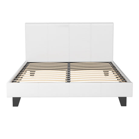 Artiss Bed Frame Double Size White NEO