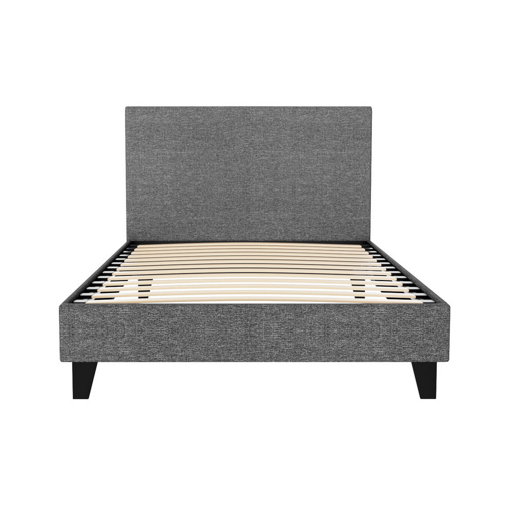 Artiss Bed Frame King Single Size Grey NEO